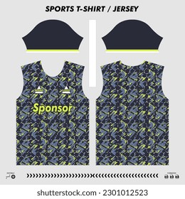 Vector tshirt sport design, sublimation jersey
