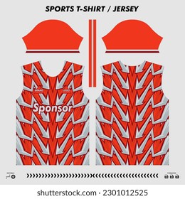 Vector tshirt sport design, sublimation jersey