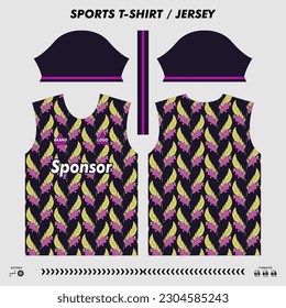 Vector tshirt sport design, sublimation jersey
