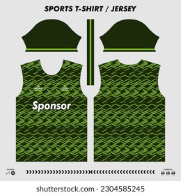 Vector tshirt sport design, sublimation jersey