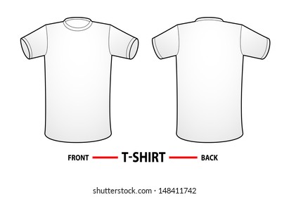 136 White t shirt backside Stock Illustrations, Images & Vectors ...