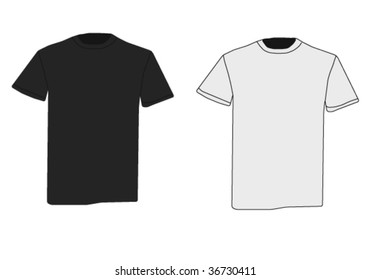 Tshirt Back Front Stock Vector (Royalty Free) 1241424