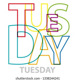 Vector tuesday. Broken text