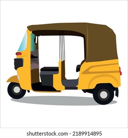 Vector Tuktuk Indian Auto Rickshaw Concept Stock Vector (Royalty Free ...