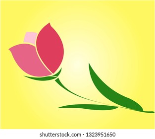 Vector Tulip Design