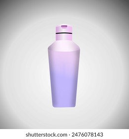 Vector of tumbler or bottle for cool drinks or hot water