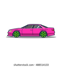 Vector tuning japan car. 