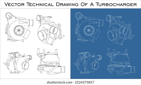 turbo isolado em fundo transparente