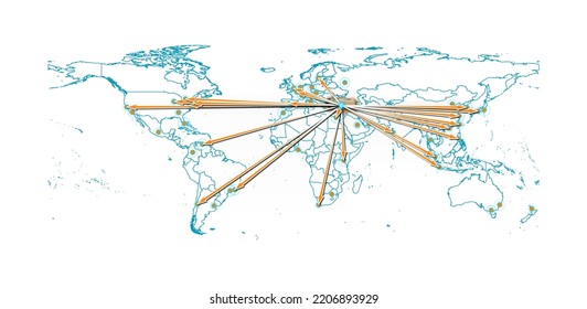 Vector Turkey Concept Map Export Concept Stock Vector Royalty Free   Vector Turkey Concept Map Export 260nw 2206893929 