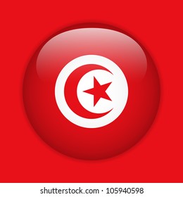 Vector - Turkey Flag Glossy Button