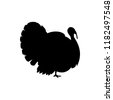 turkey silhouette
