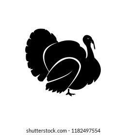 vector turkey silhouette 