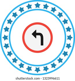 Vector Turn Left Icon
