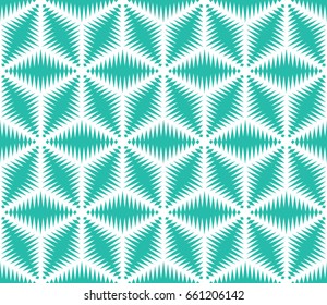 Vector turquoise pattern. Geometric background