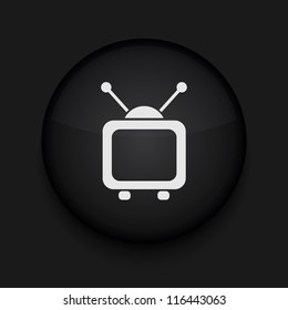 Vector tv icon. Eps10. Easy to edit