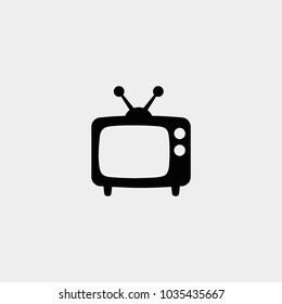 Vector TV icon. Television symbol icon.