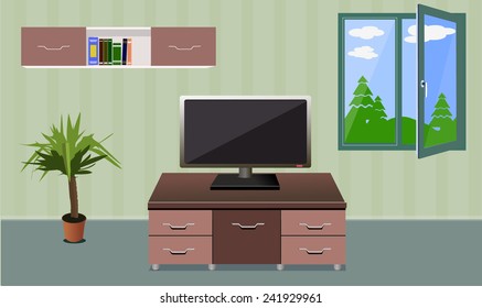 Vector TV room