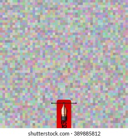 Vector tv snow noise seamless geometric pattern. No or bad signal