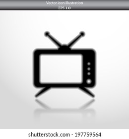 Vector tv web flat icon