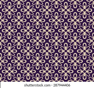 Vector two color simple pattern geometrical ornament