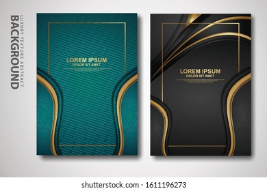 Vector Two Set Cover Design Template Stock Vector (Royalty Free ...