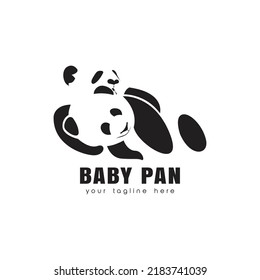 vector of two sleeping pandas, can be used for children's magazines, picture books, etc.
