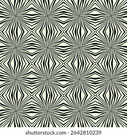 Vector two-color geometric abstract pattern for fabric, paper design