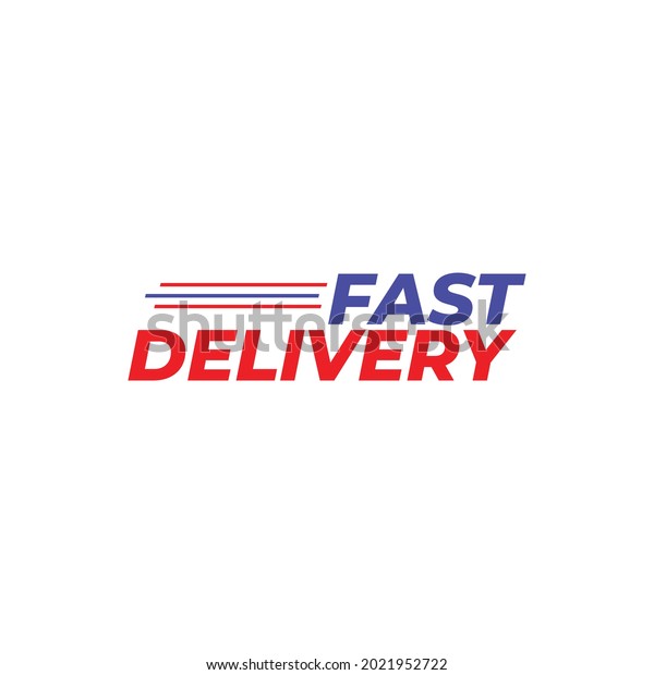 Vector type\
fast delivery. Can be used for\
logos