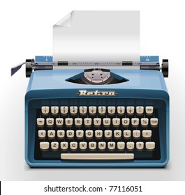 Vector typewriter XXL icon