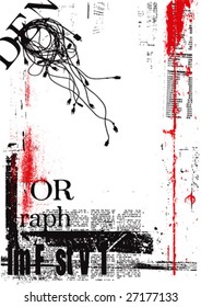 vector typographic background