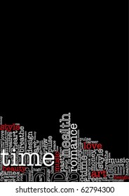 vector typographic background