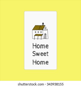  Vector Typographic Background with Motivational Quotes in yellow Colors With hand-draw Elements