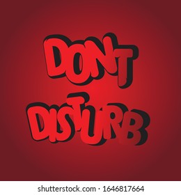 Don Disturb Images Stock Photos Vectors Shutterstock