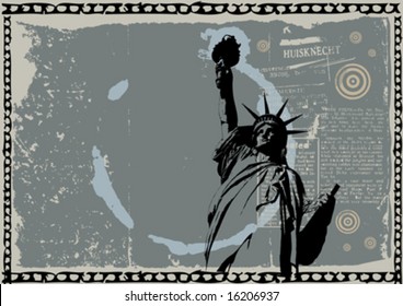vector typographic illustration