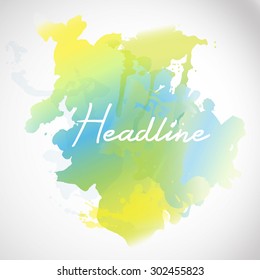 vector typographic illustration lettering composition. postcard design