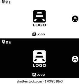 Concepto de logotipo de letra tipográfica vectorial A.