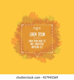 Vector Typography Banner Design Concept. Motivation Quote abstract design template. vector Speech bubble for text