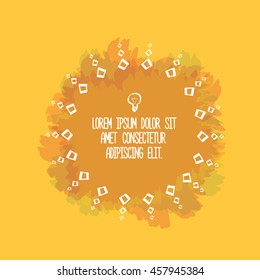 Vector Typography Banner Design Concept. Motivation Quote abstract design template. vector Speech bubble for text