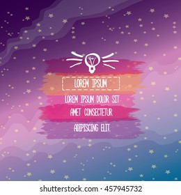Vector Typography Banner Design Concept. Motivation Quote abstract design template. vector Speech bubble for text