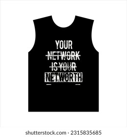 Vector typography design for men printed t-shirt 