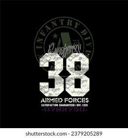 Vector typography design for men printed t-shirt and other uses.Trendy Clothing Design