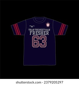 Vector typography design for men printed t-shirt and other uses.Trendy Clothing Design