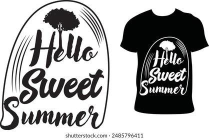 Vector Typography Faison Summer  T-Shirt Design 