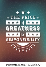 Vector Typography Poster with Motivational Quote On Blurred Background. Abstract Background, Vector Background, Poster Background, Flyer Background, Background Design.