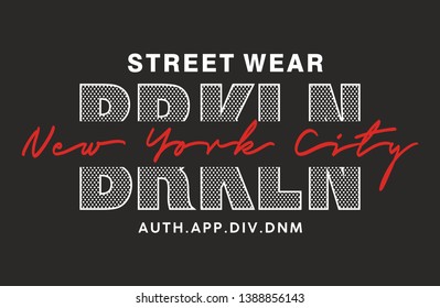 VEKTORTYPOGRAFIE FÜR DRUCKSHIRT 