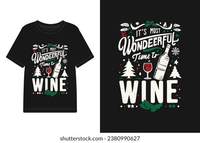 Vector typography Santa t shirt design, merry christmas Graphic t shirt design Template.