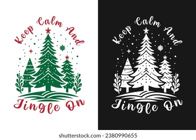 Vector typography Santa t shirt design, merry christmas Graphic t shirt design Template.