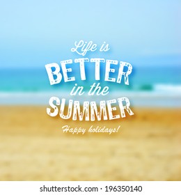 Life Is Better At The Beach Quotes Images Stock Photos