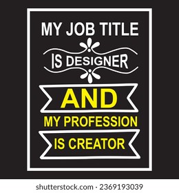 VECTOR AND TYPOGRAPHY T SHIRT DESIGN 