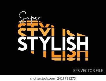 Diseño de camisetas para tipografía vectorial